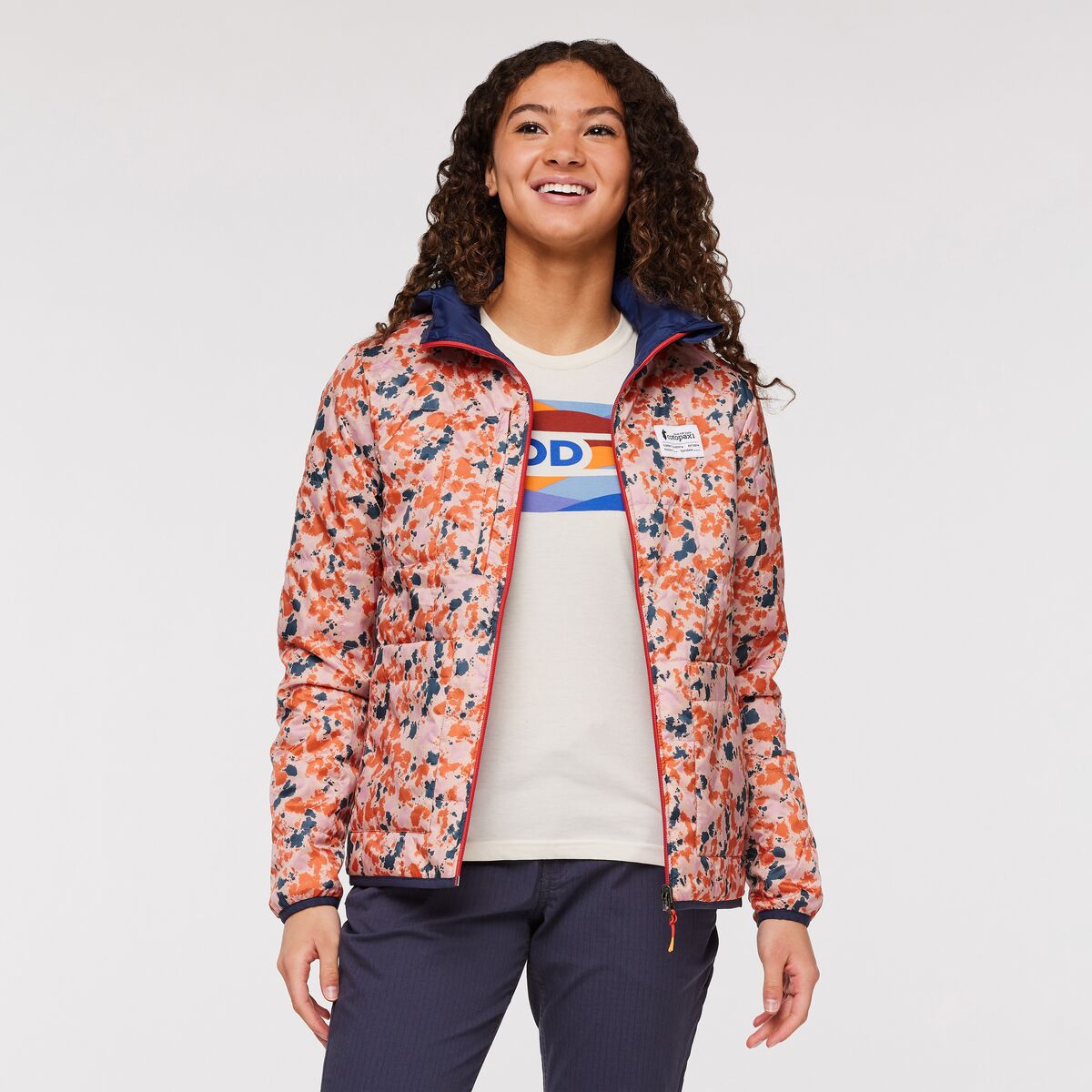 Teca Calido Hooded Jacket - Print - Women's, Wink Wink