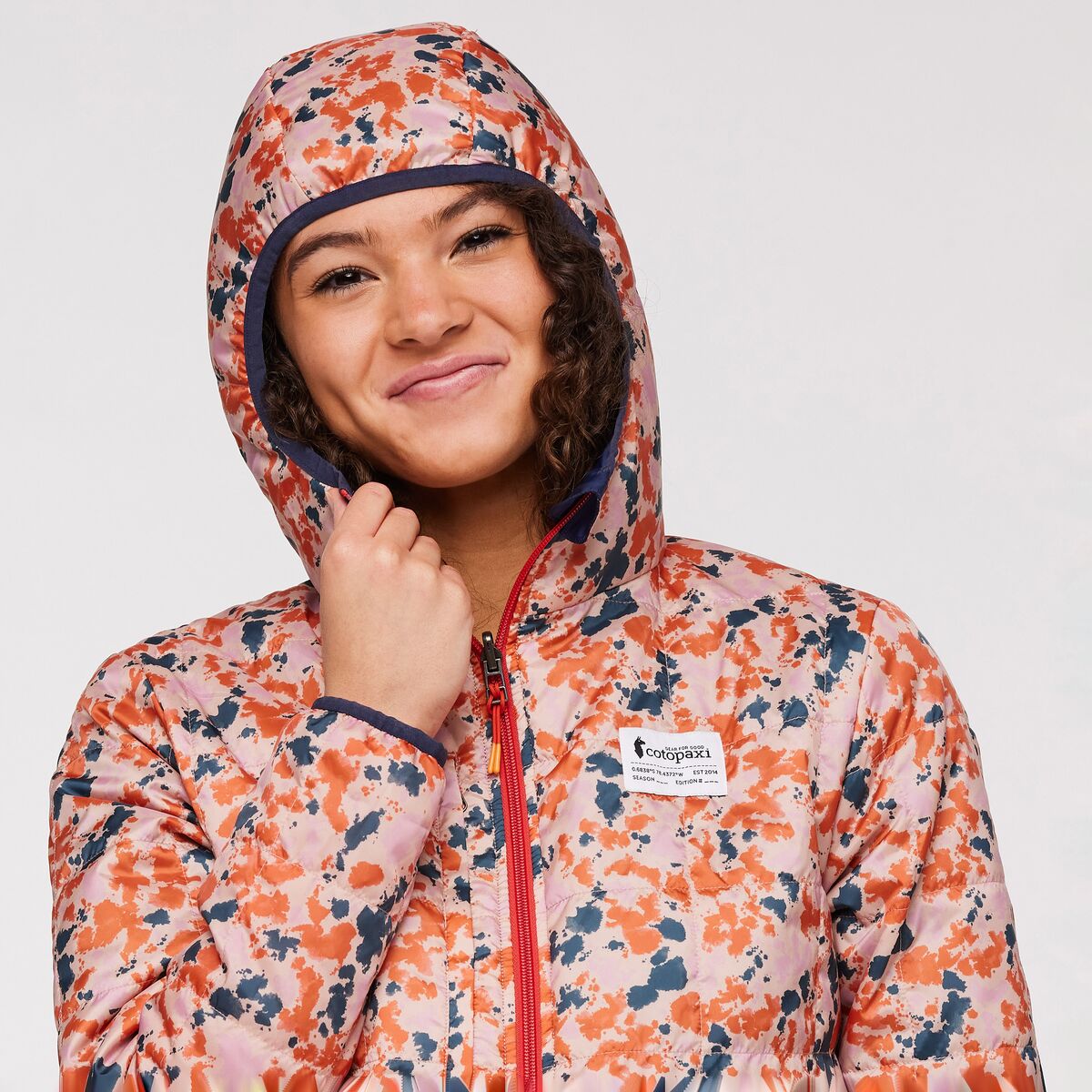 Teca Calido Hooded Jacket - Print - Women's, Wink Wink