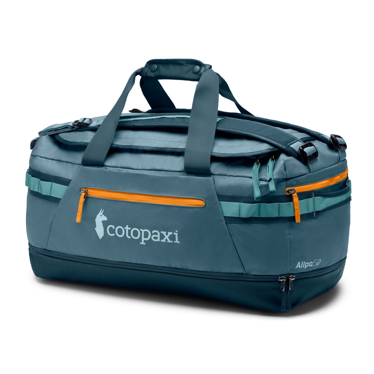 Allpa Duo 50L Duffel Bag, Blue Spruce/Abyss