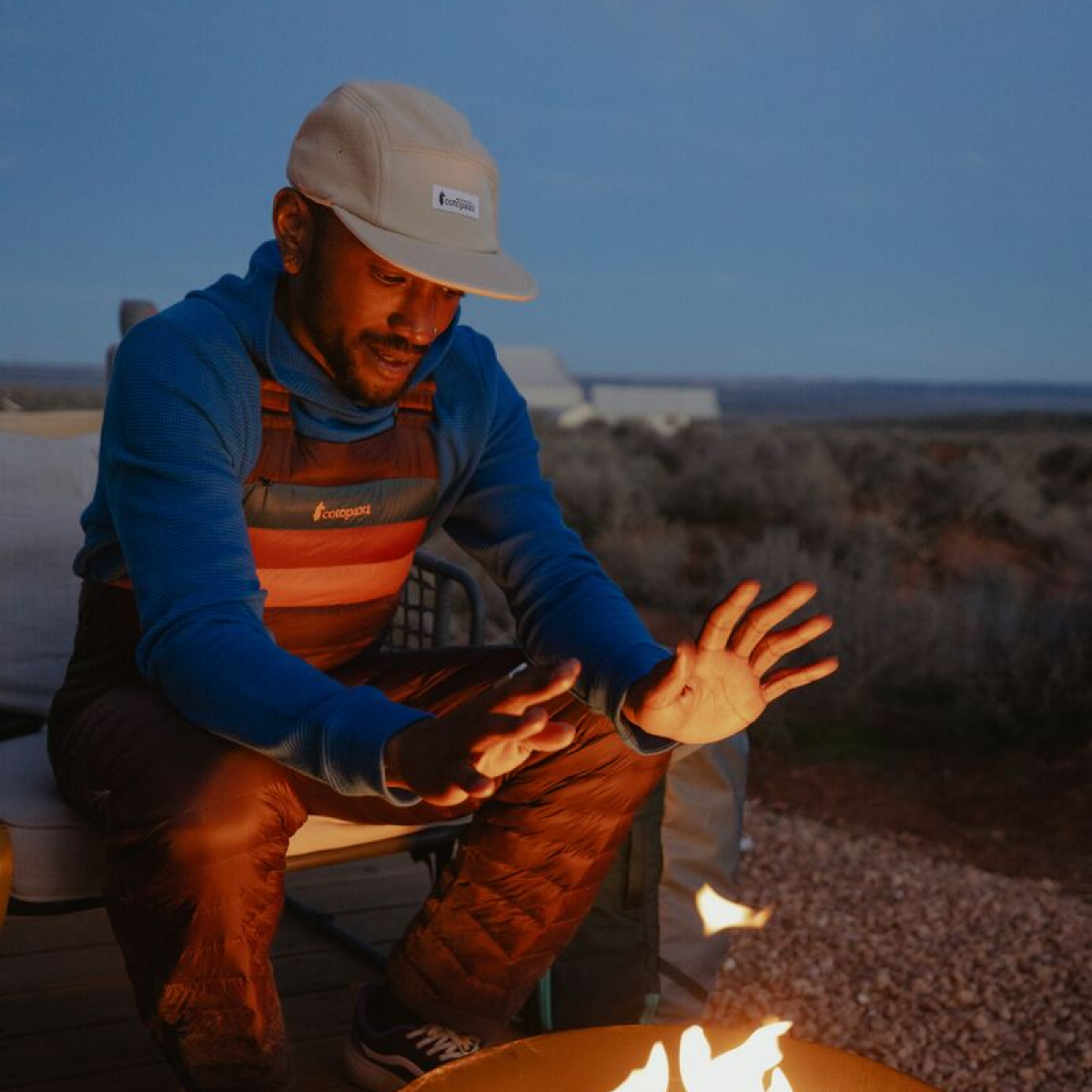 Fleece 5-Panel Hat, Oatmeal