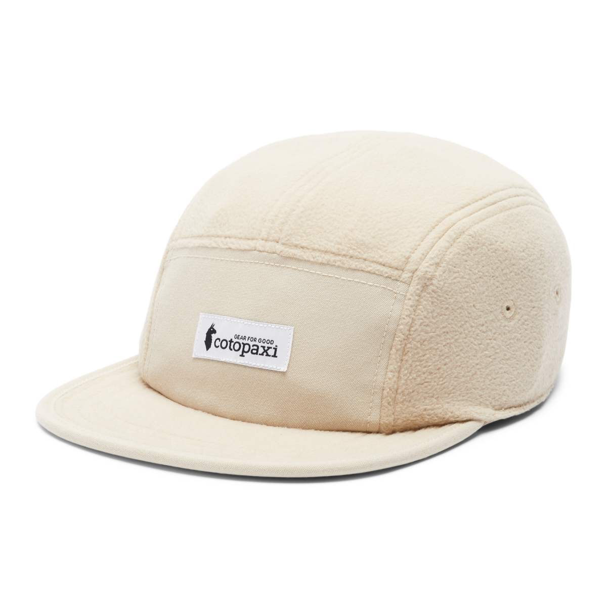 Fleece 5-Panel Hat, Oatmeal