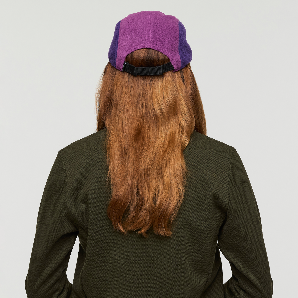 Fleece 5-Panel Hat, Rusty/Mauve