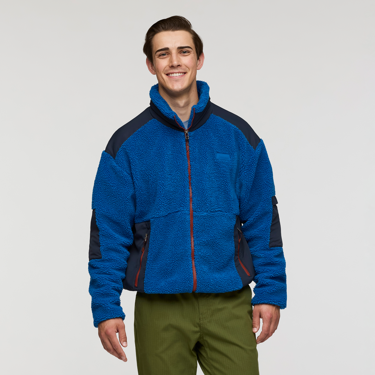 Bacano Fleece Jacket - Men's, Atlantic/Carbon