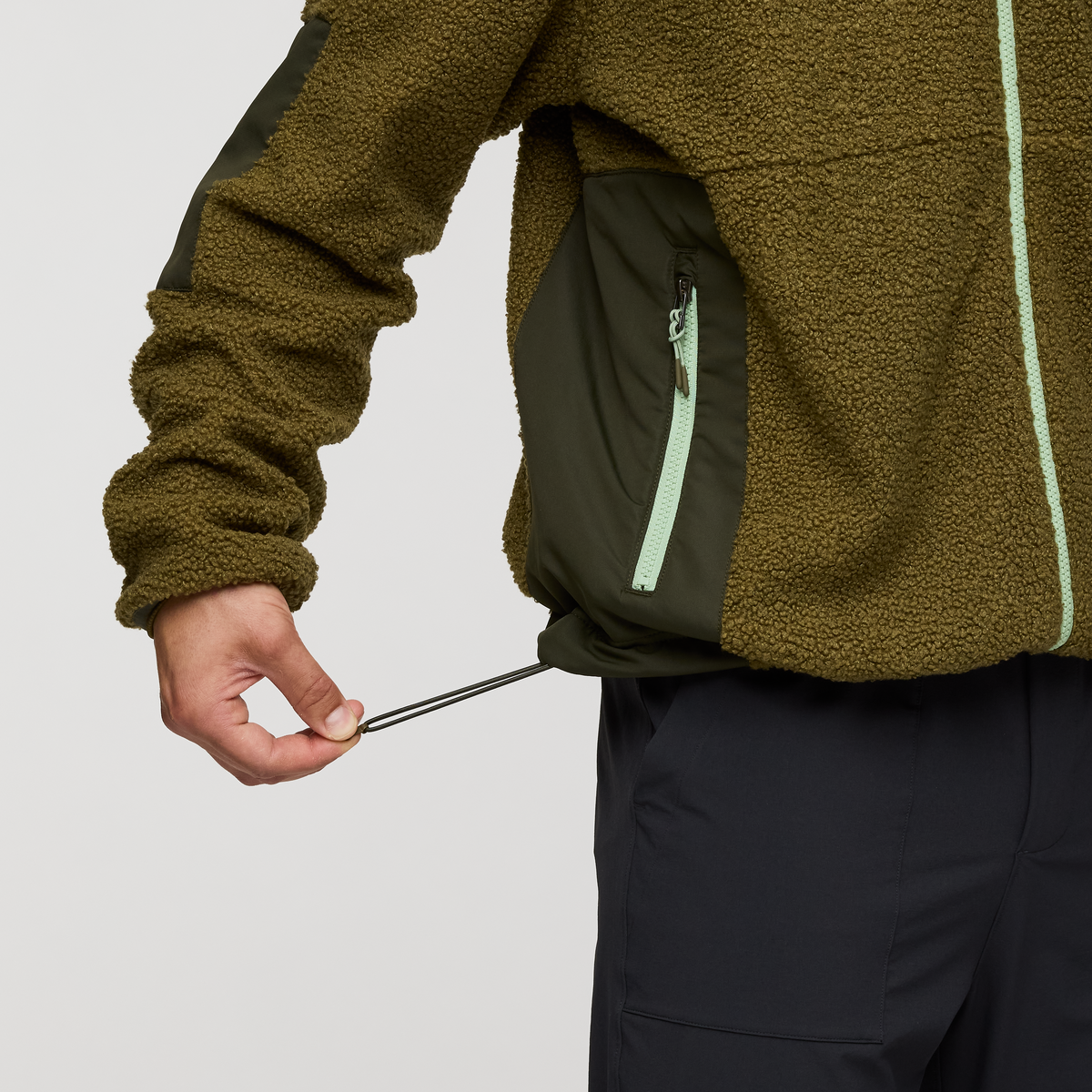 Bacano Fleece Jacket - Men's, Live Oak/Woods