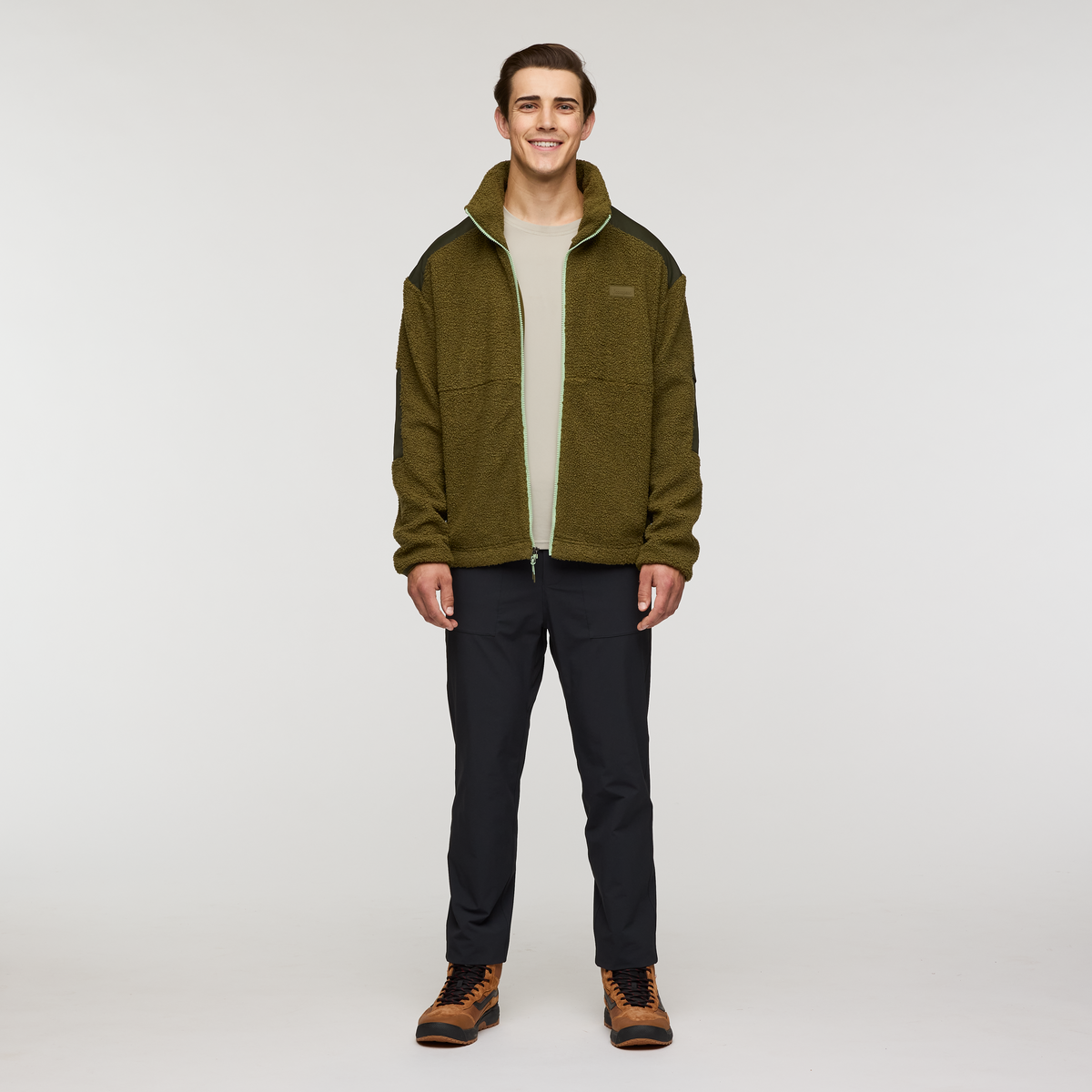 Bacano Fleece Jacket - Men's, Live Oak/Woods