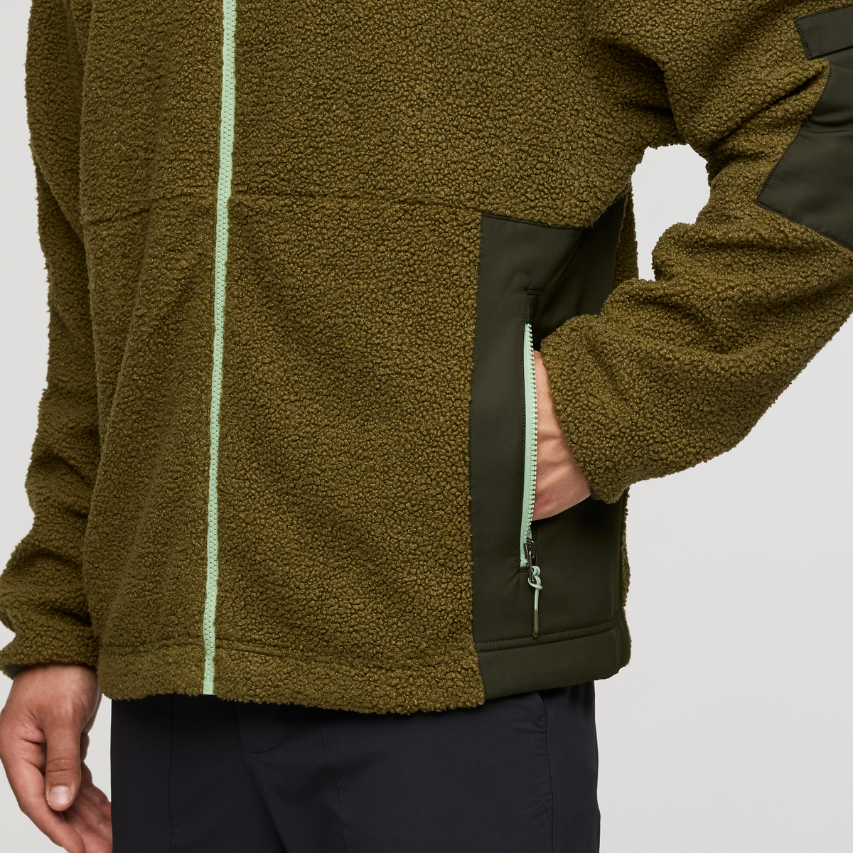 Bacano Fleece Jacket - Men's, Live Oak/Woods