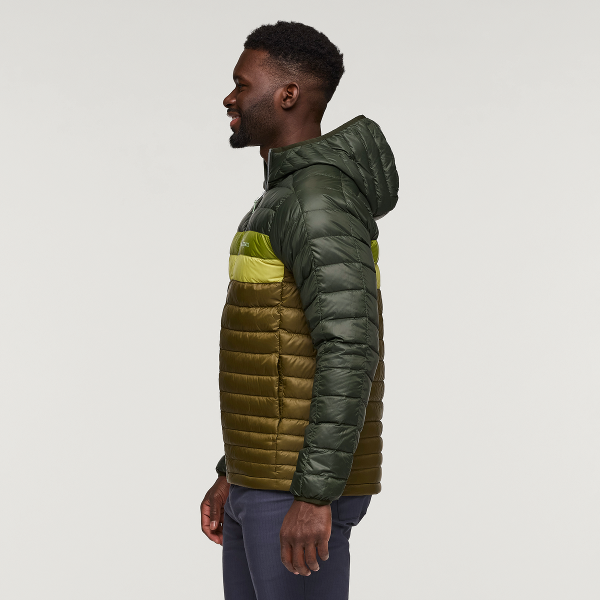 Fuego Hooded Down Jacket - Men's, Woods/Live Oak