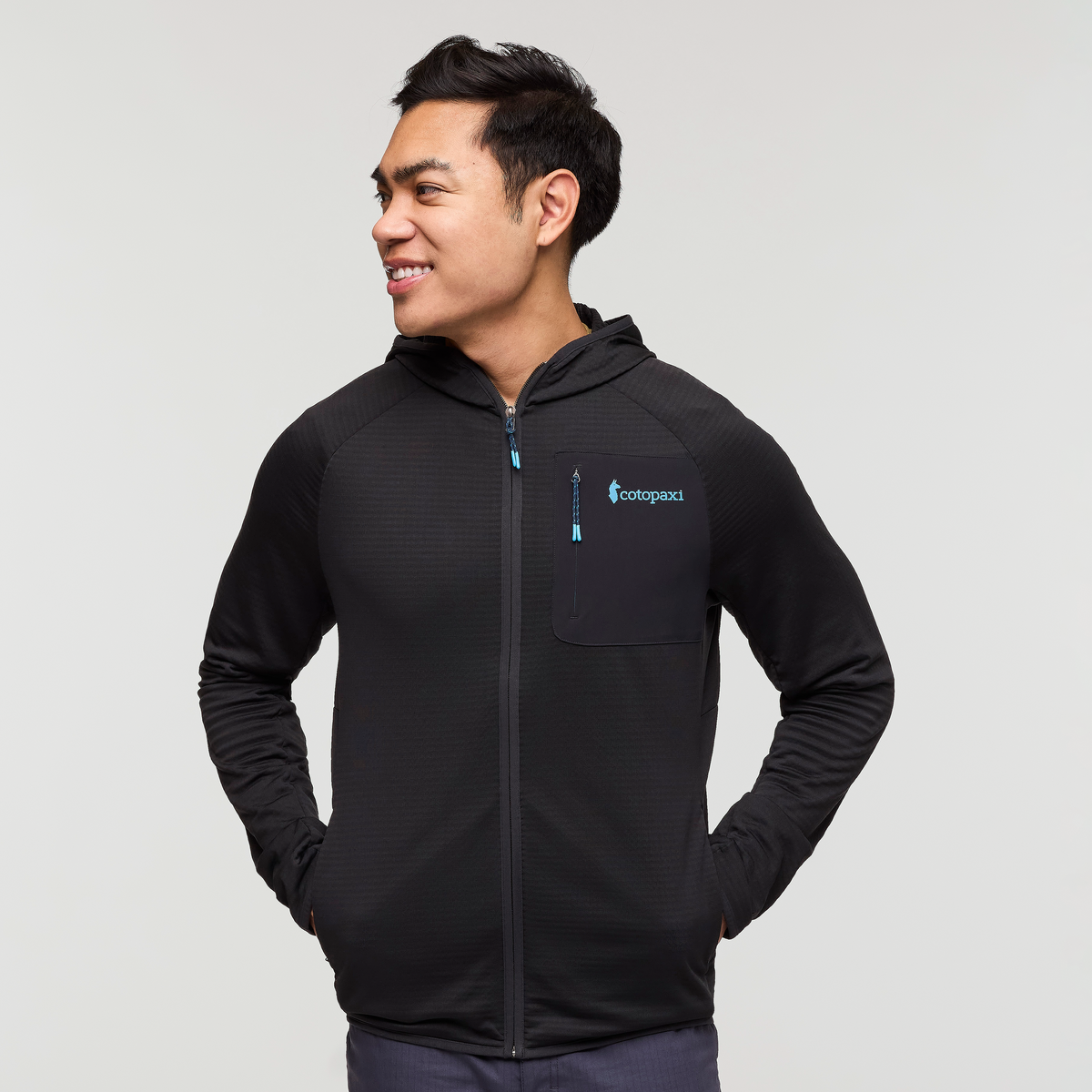 Otero Fleece Full-Zip Hooded Jacket - Men's, Cotopaxi Black