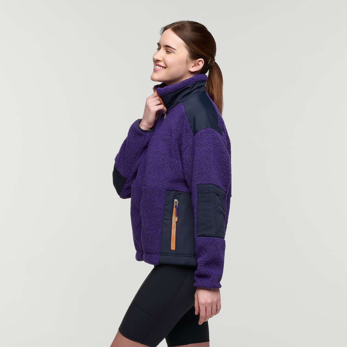 Bacano Fleece Jacket - Women's, Black Violet/Carbon