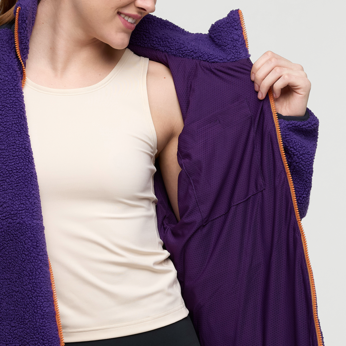 Bacano Fleece Jacket - Women's, Black Violet/Carbon