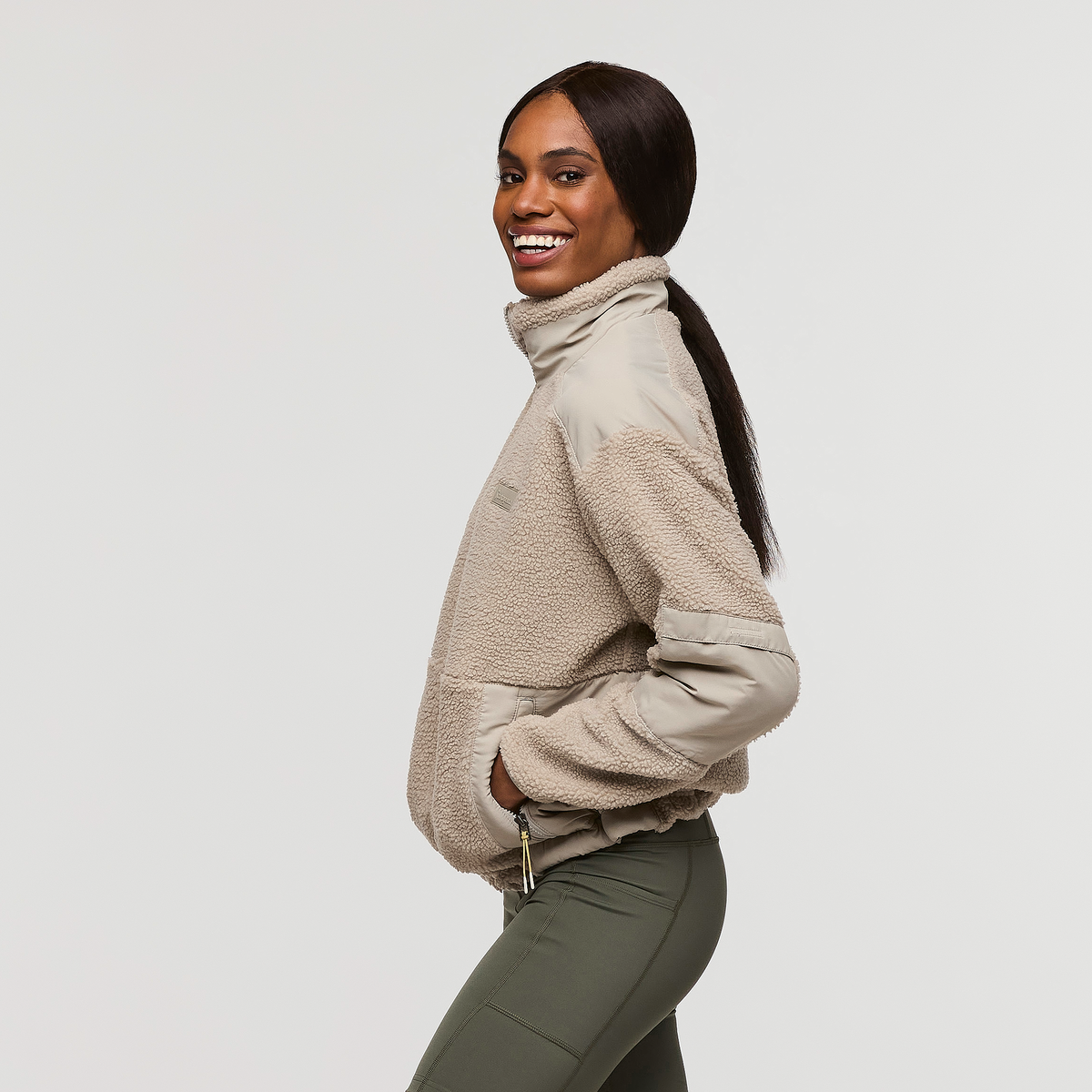 Bacano Fleece Jacket - Women's, Pebble