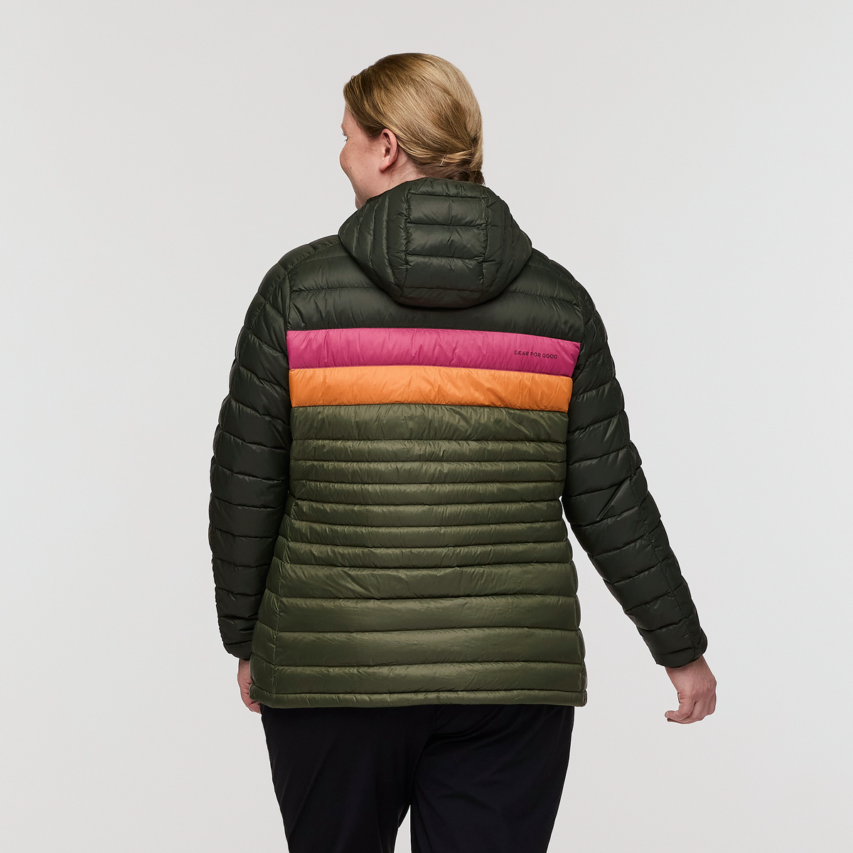 Fuego Down Hooded Jacket - Plus Size - Women's, Woods/Fatigue