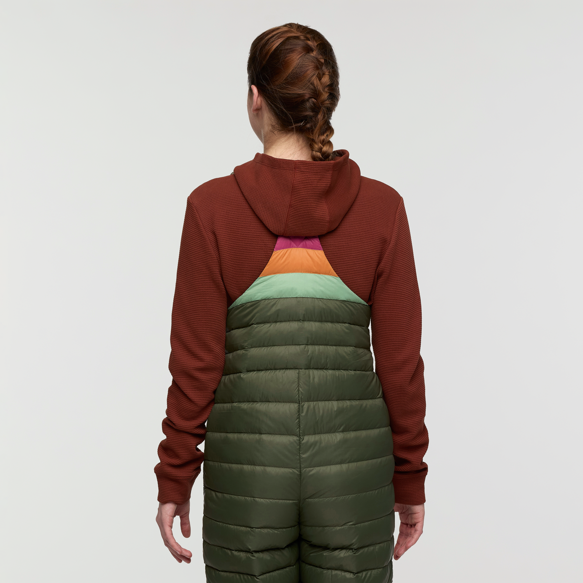 Fuego Down Overall - Women's, Fatigue Stripes