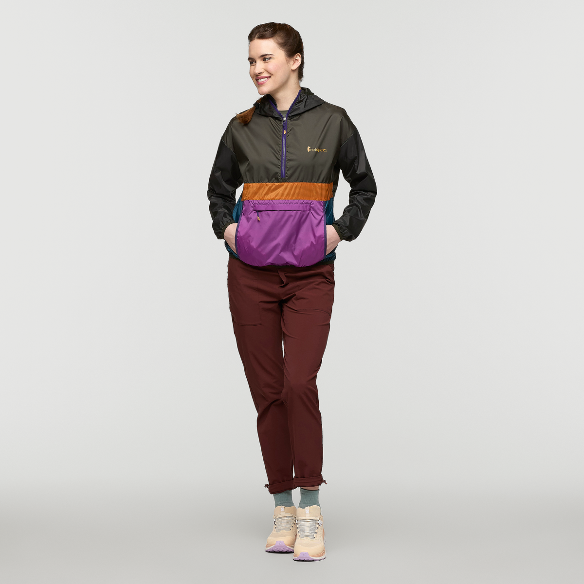 Teca Windbreaker Half-zip - Women's, Tree Frog