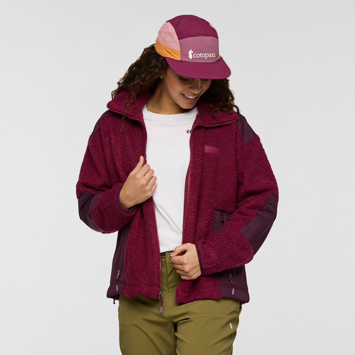 Bacano Fleece Jacket - Women's, Jam/Blackberry