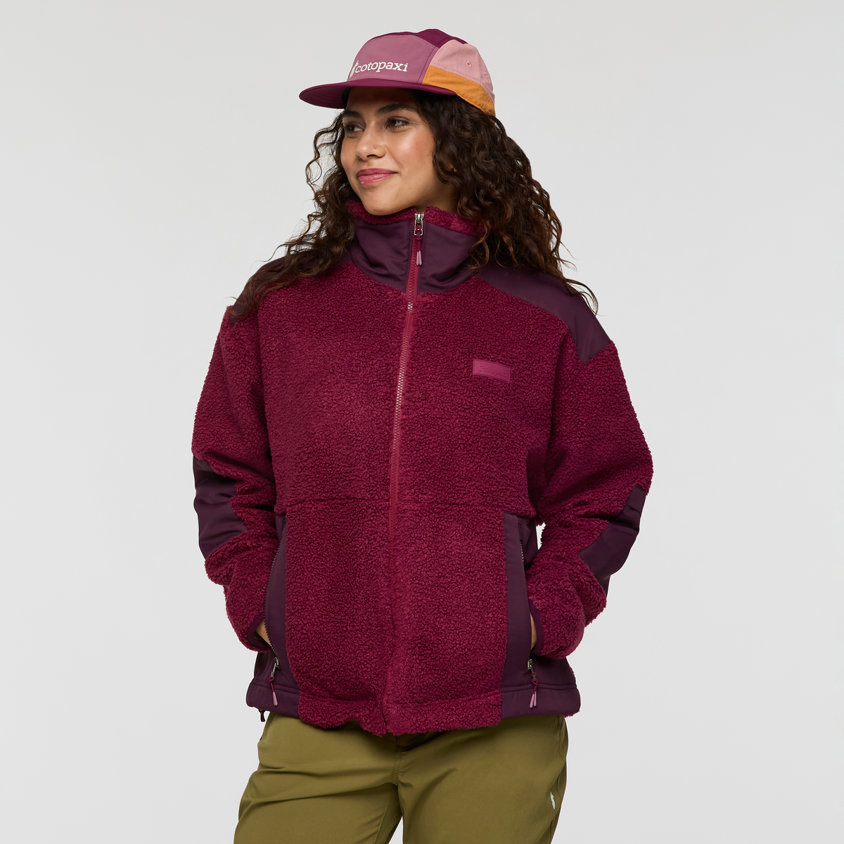 Bacano Fleece Jacket - Women's, Jam/Blackberry