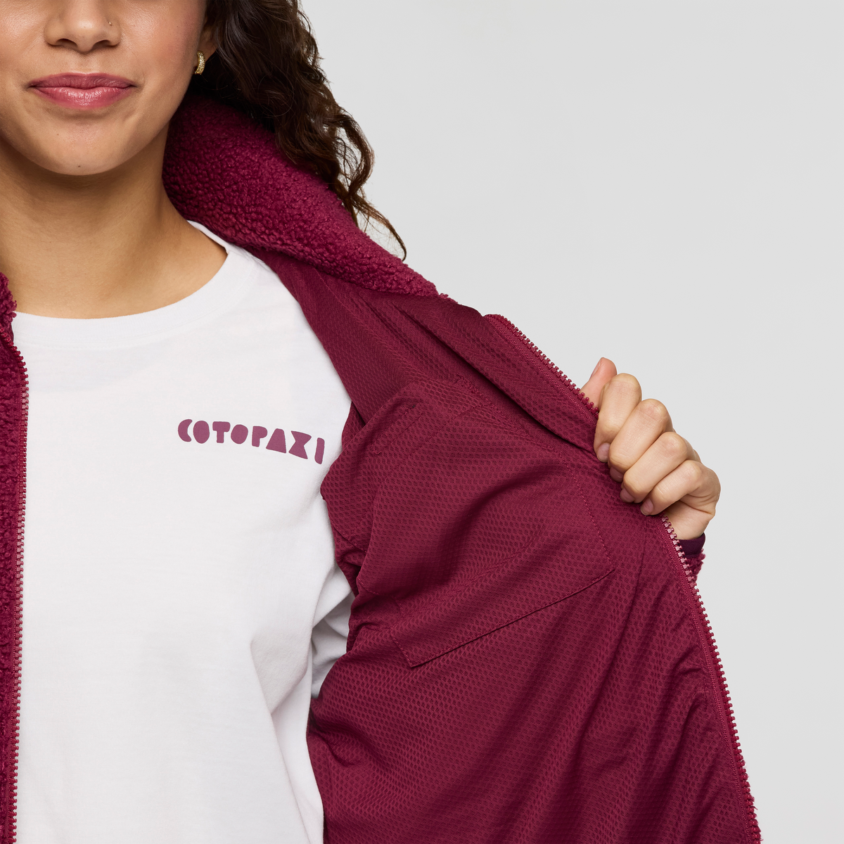 Bacano Fleece Jacket - Women's, Jam/Blackberry