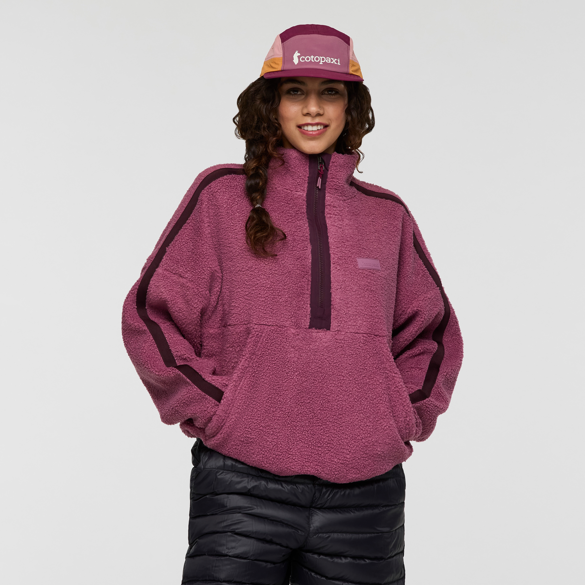 Bacano Fleece Pullover - Women's, Fig/Blackberry