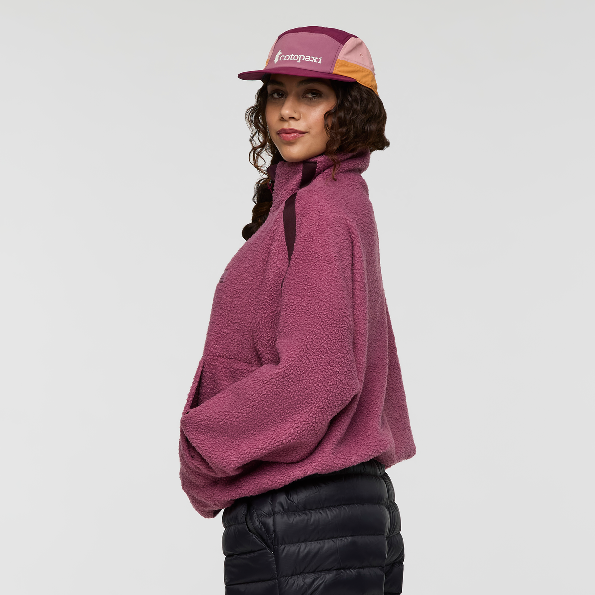 Bacano Fleece Pullover - Women's, Fig/Blackberry
