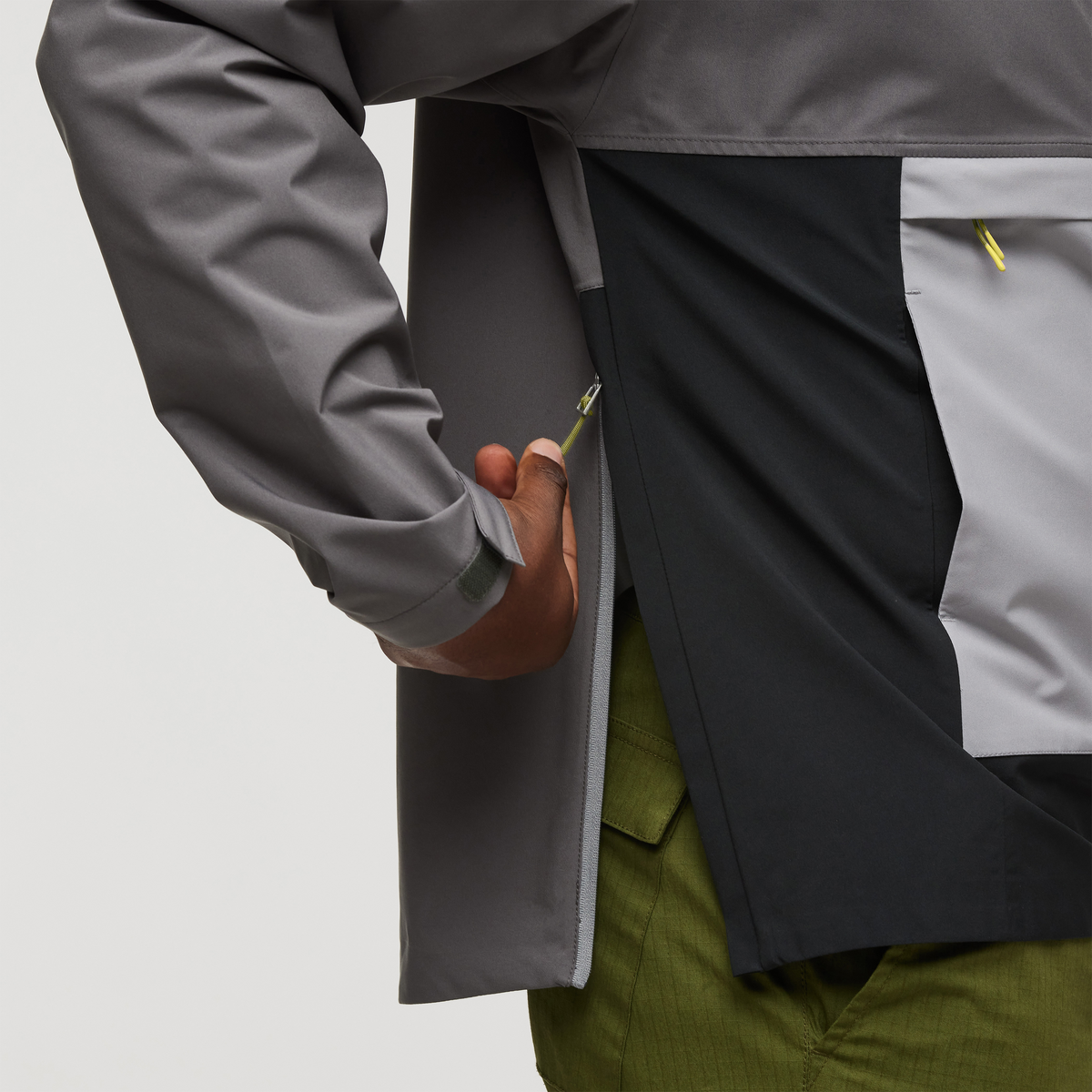 Cielo Rain Jacket - Men's, Cinder/Black