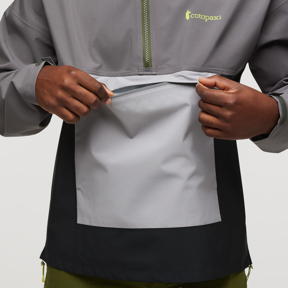 Cielo Rain Jacket - Men's, Cinder/Black