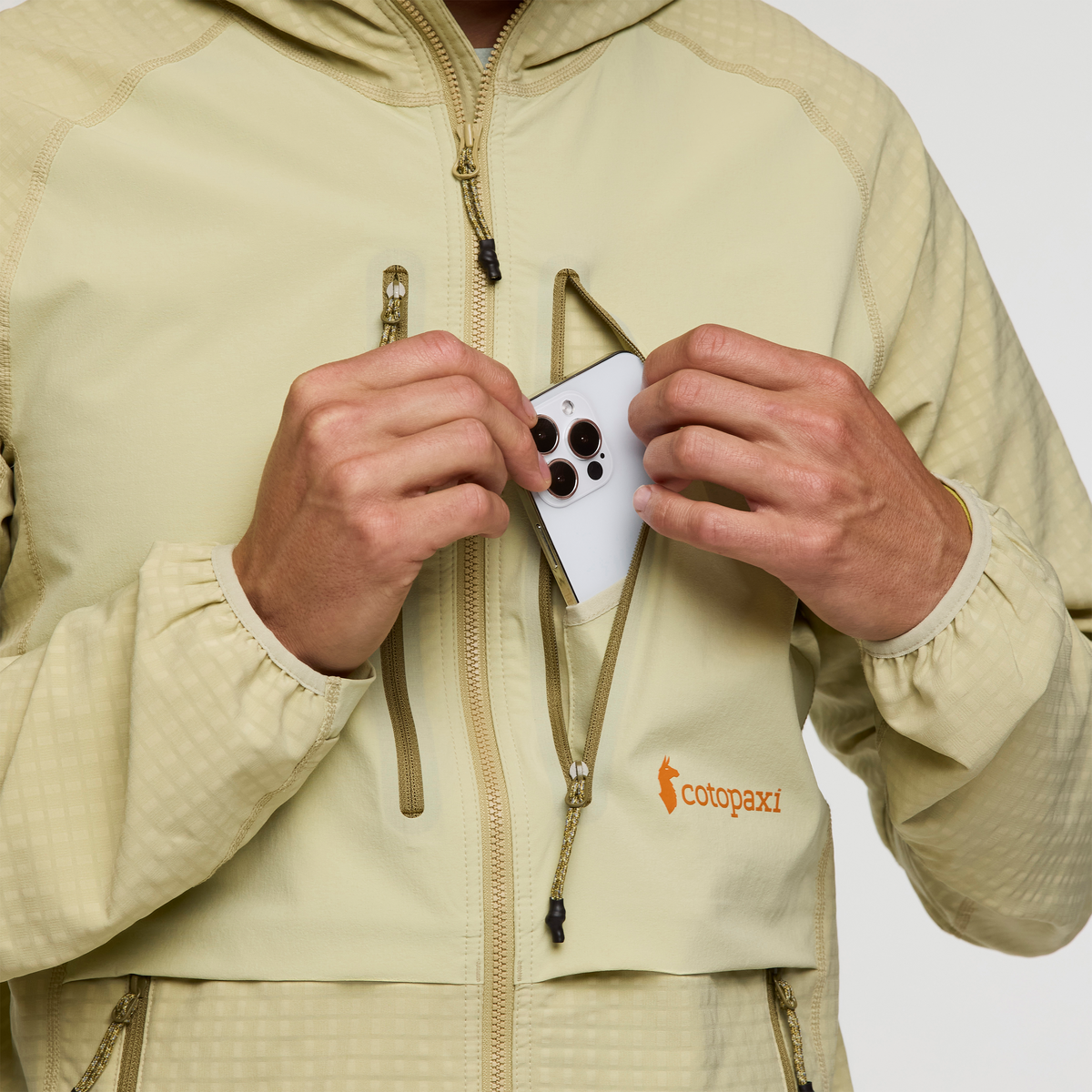 Yermo Hooded Softshell Jacket - Men's, Grain