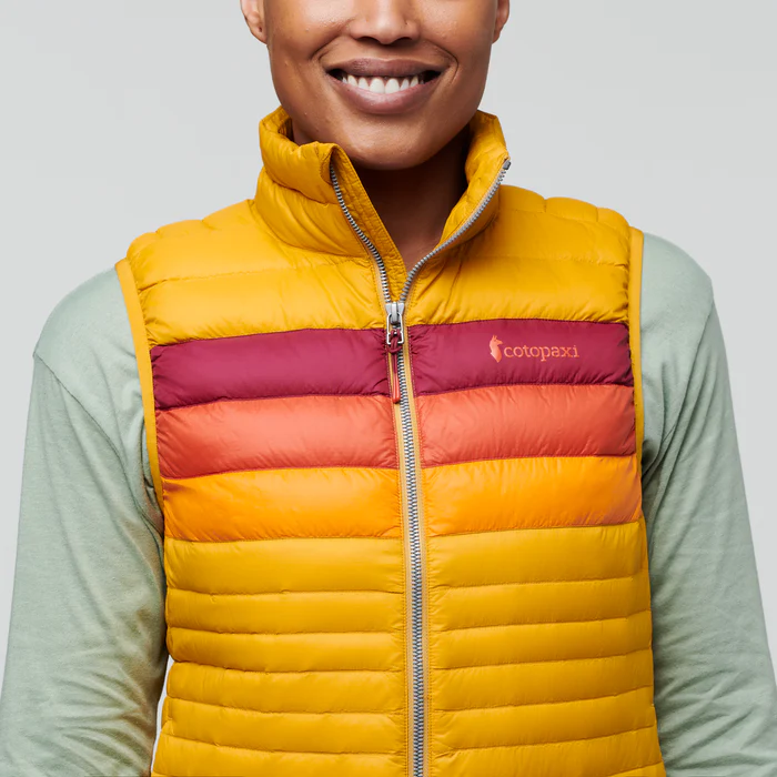 Fuego Down Vest - Women's, Amber Stripes