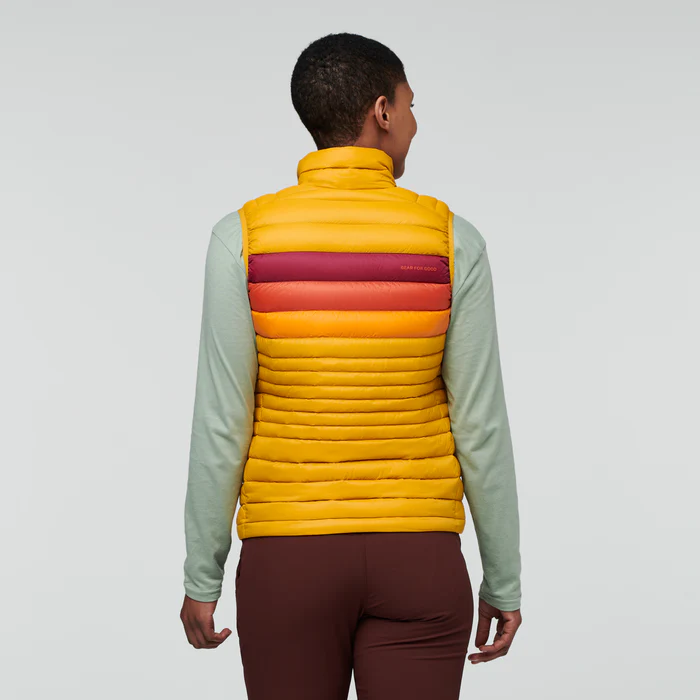 Fuego Down Vest - Women's, Amber Stripes