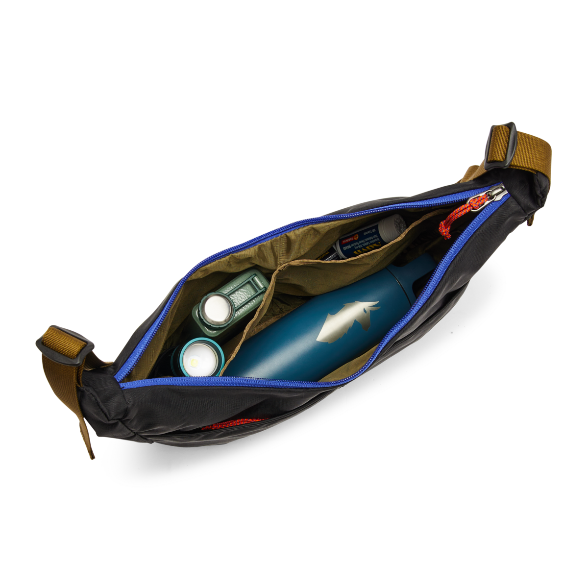 Trozo 8L Shoulder Bag - Cada DIa, Black