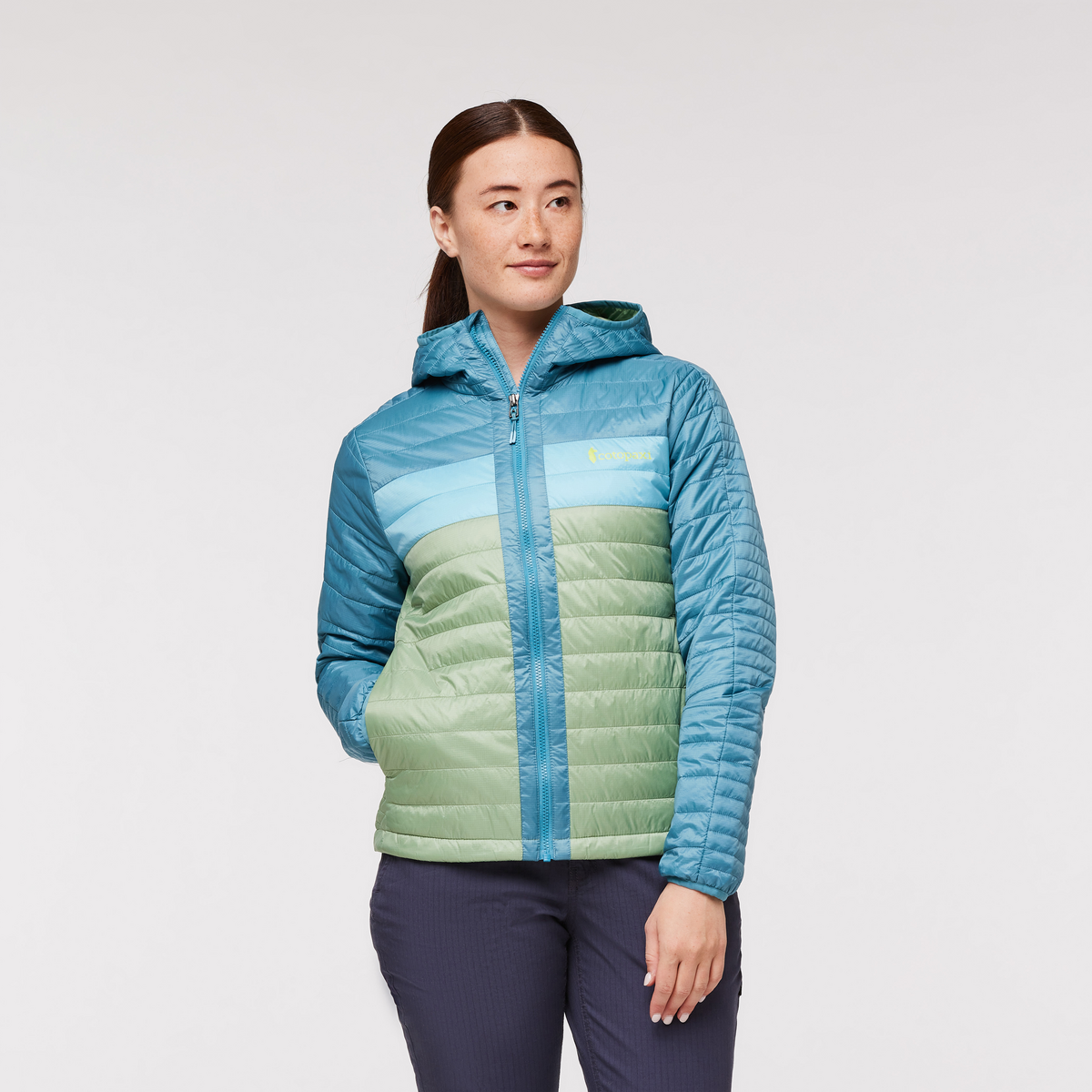 Capa Insulated Hooded Jacket - Women's, Drizzle/Aspen