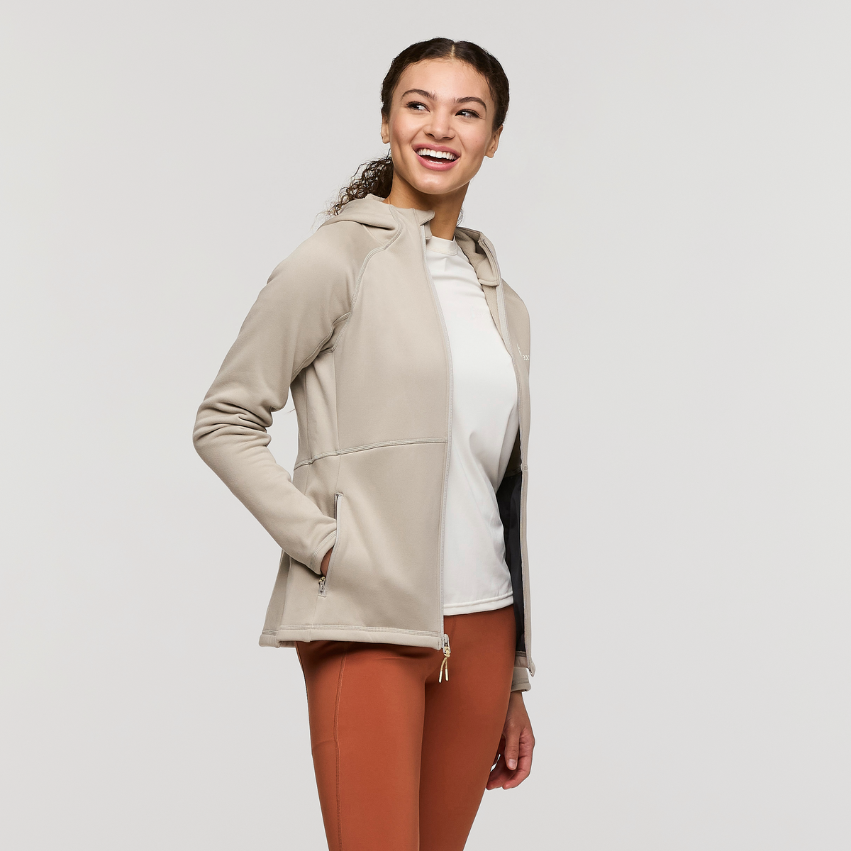 F24 W Tempa Fleece Hooded Jacket