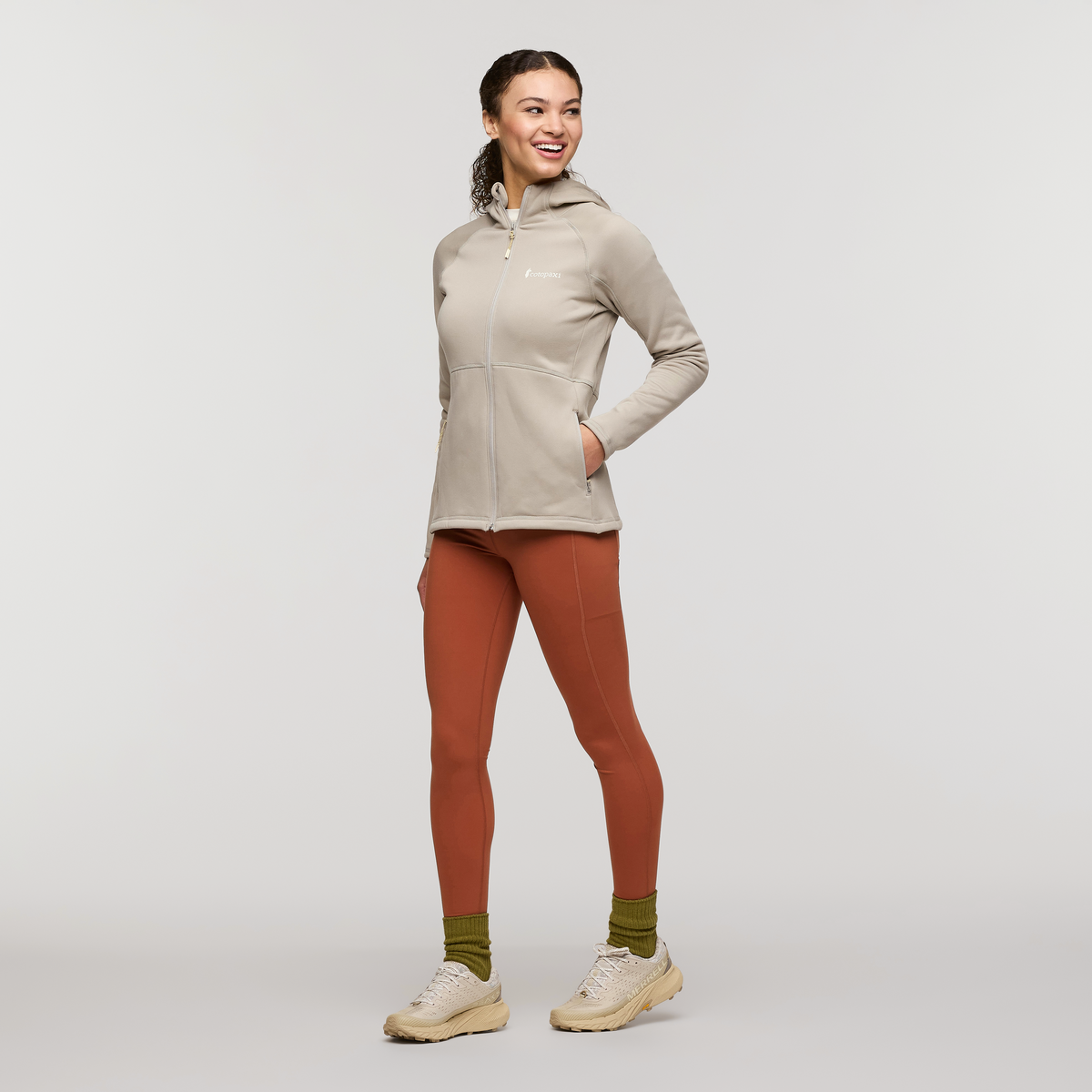 F24 W Tempa Fleece Hooded Jacket