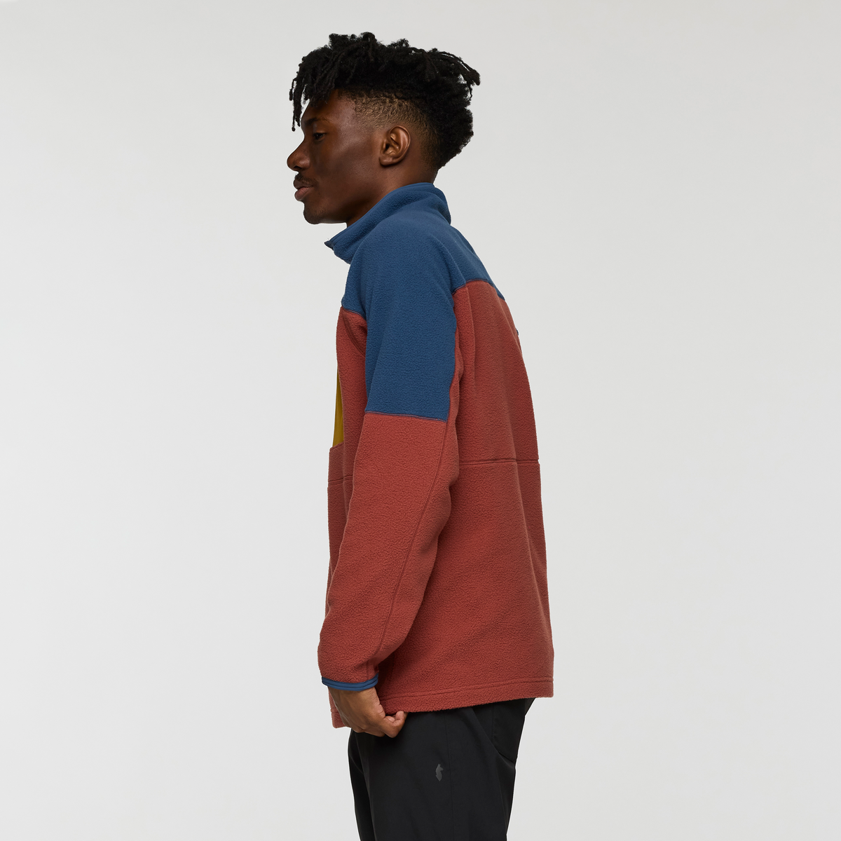 Abrazo Half-Zip Fleece Jacket - Men's, Deep Sea/Nutmeg