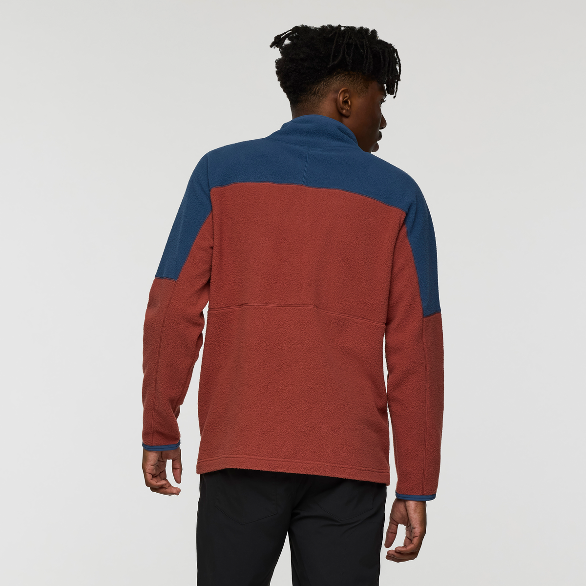 Abrazo Half-Zip Fleece Jacket - Men's, Deep Sea/Nutmeg
