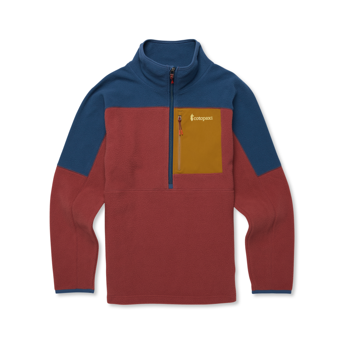 Abrazo Half-Zip Fleece Jacket - Men's, Deep Sea/Nutmeg