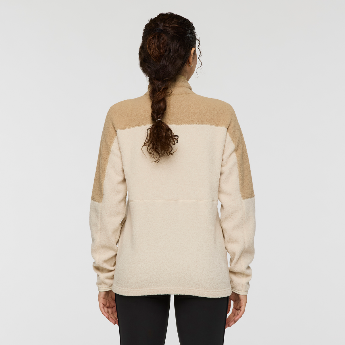 Abrazo Half-Zip Fleece Jacket - Women's, Khaki/Cream