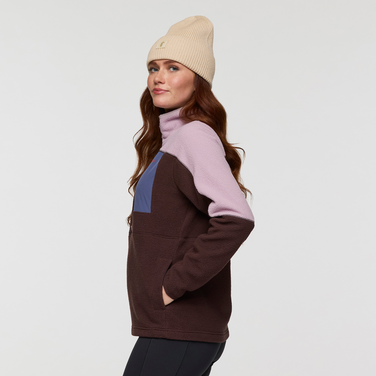 Abrazo Half-Zip Fleece Jacket - Women's, Quartz/Coffee