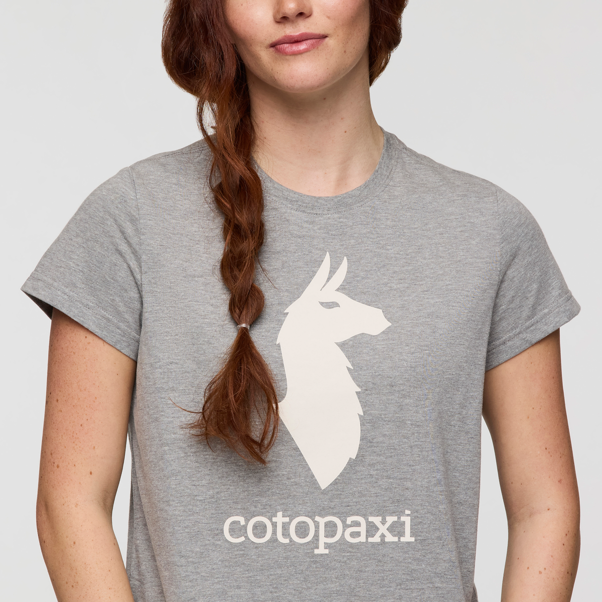 Cotopaxi Llama T-Shirt - Women's, Heather Grey