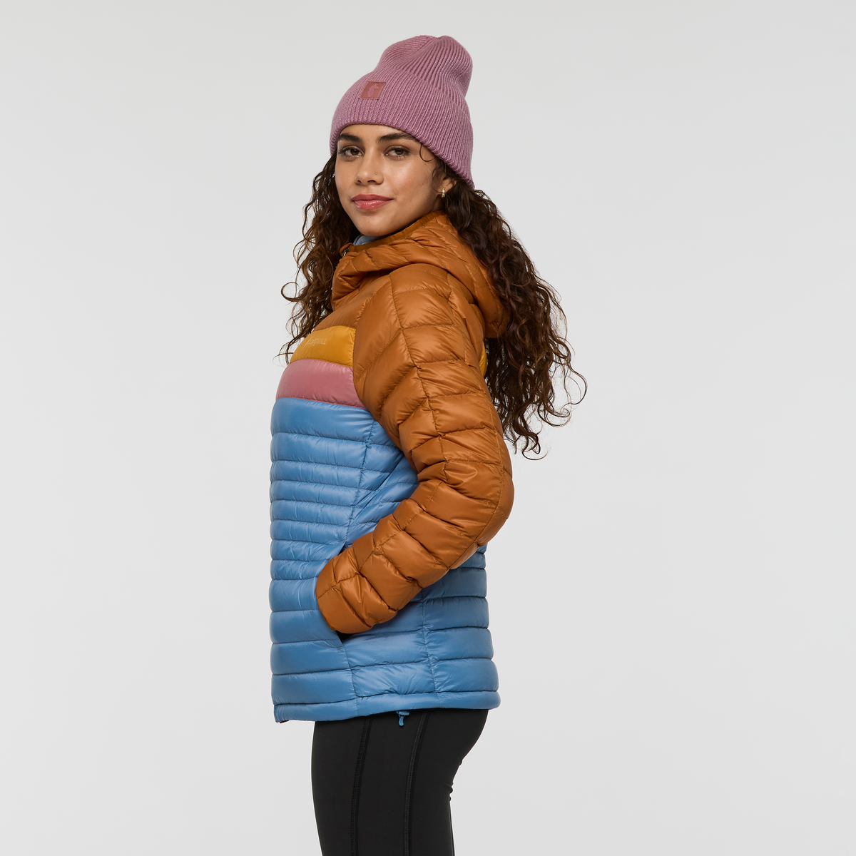 Fuego Down Hooded Jacket - Women's, Sienna/Fjord