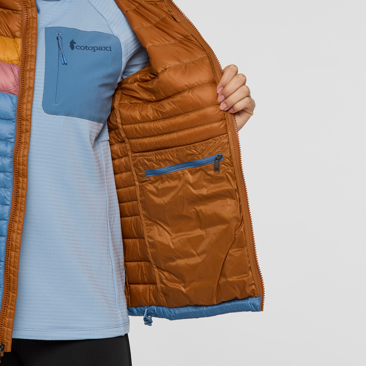 Fuego Down Hooded Jacket - Women's, Sienna/Fjord