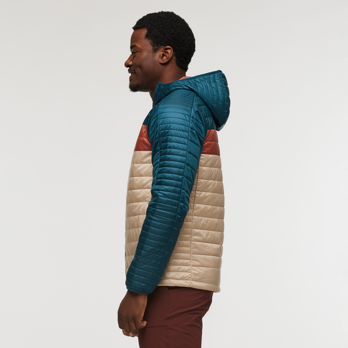 Capa Insulated Hooded Jacket - Men's, Abyss and Oatmeal