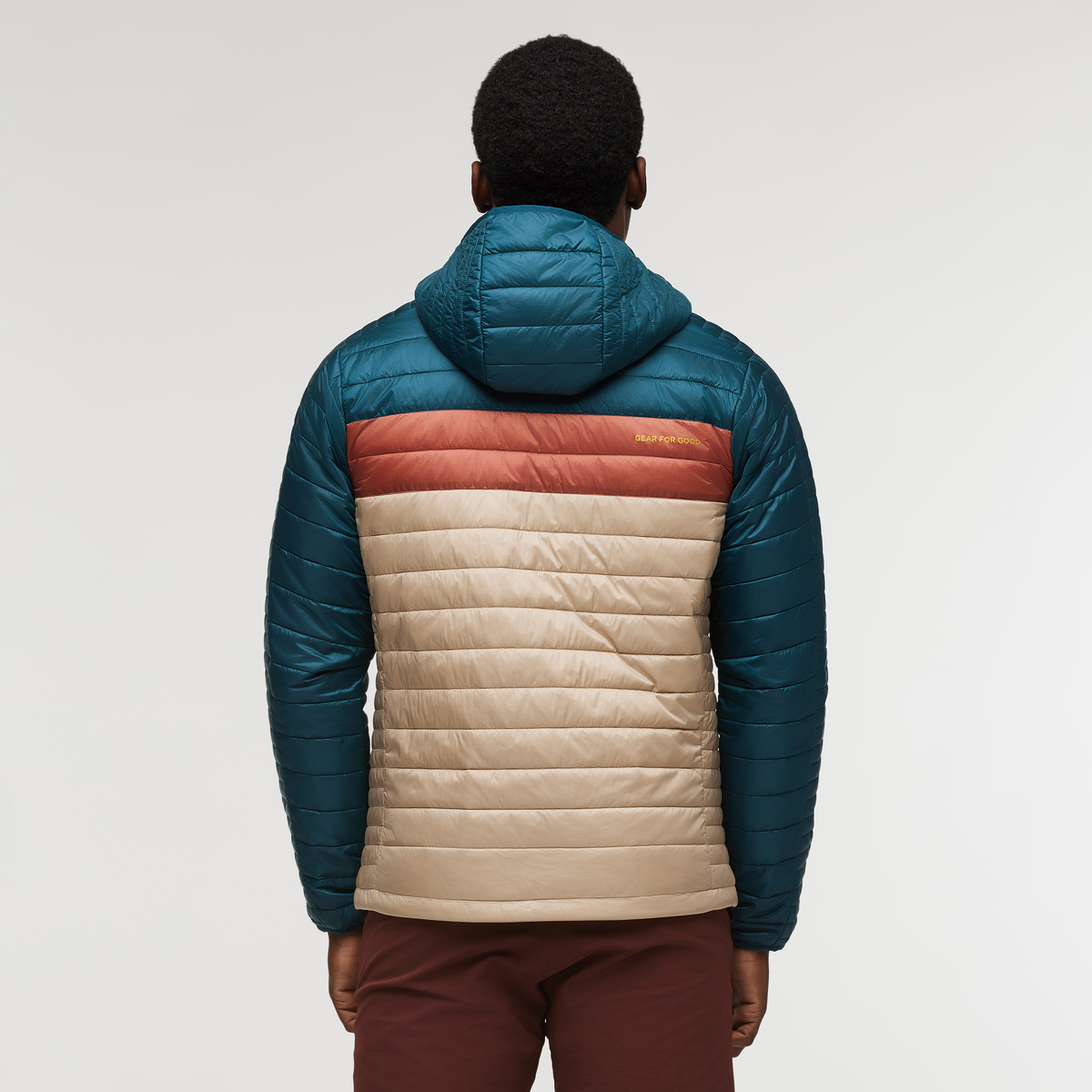 Capa Insulated Hooded Jacket - Men's, Abyss and Oatmeal