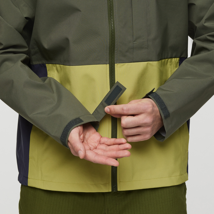 Cielo Rain Jacket - Men's, Fatigue/Lemongrass