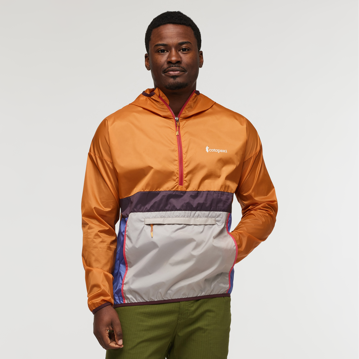 Teca Windbreaker Half-zip - Men's, Sunrise