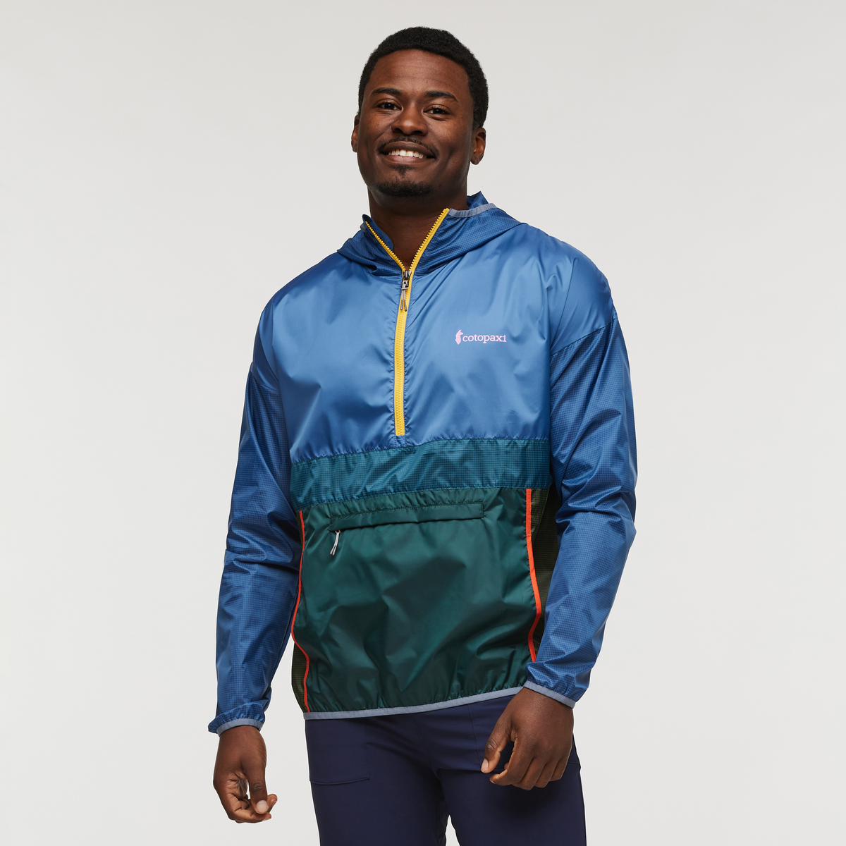 Teca Windbreaker Half-Zip - Men's, Riverbend