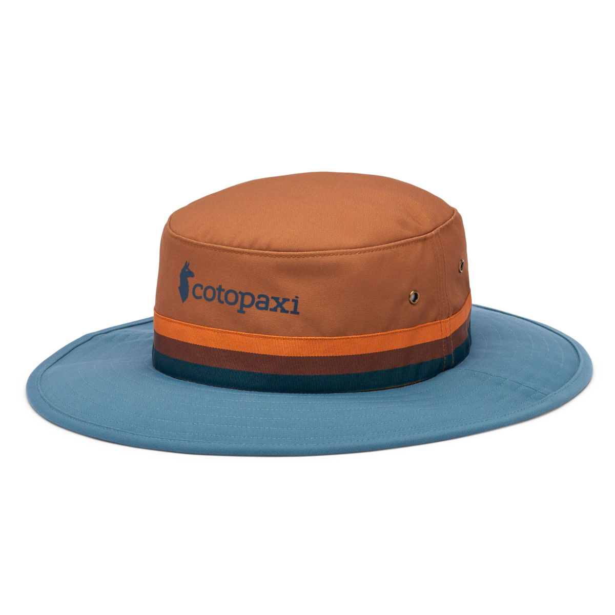 Orilla Sun Hat, Saddle/Blue Spruce