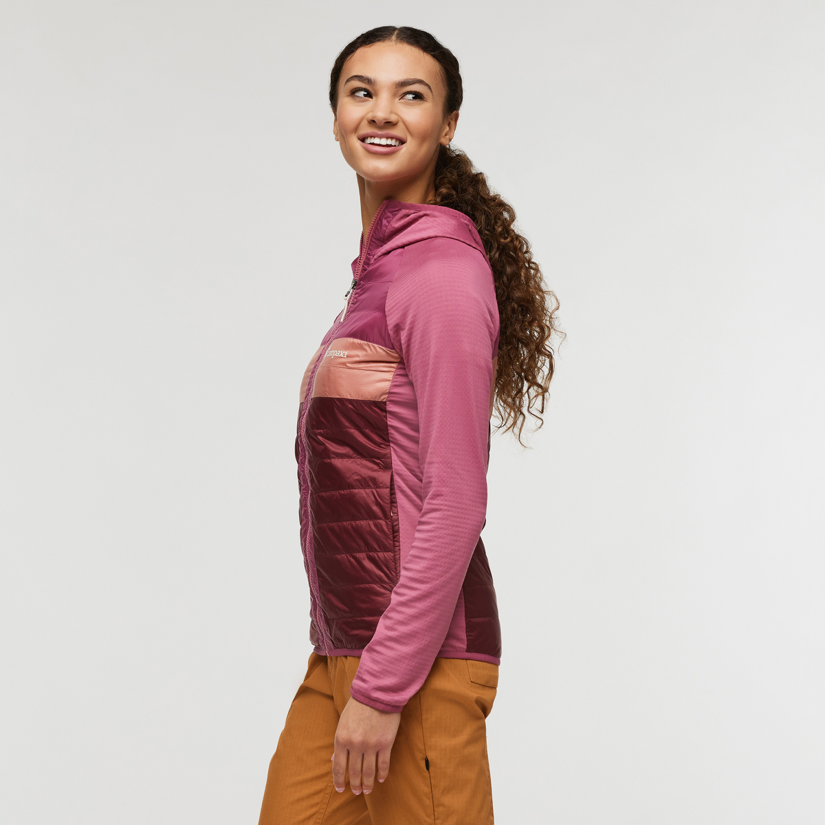 Capa Hybrid Insulated Hooded Jacket - Women's, Sangria and Burgundy