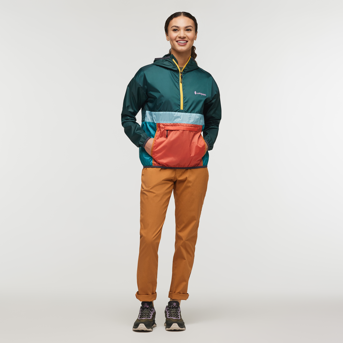 Teca Windbreaker Half-zip - Women's, Super Food