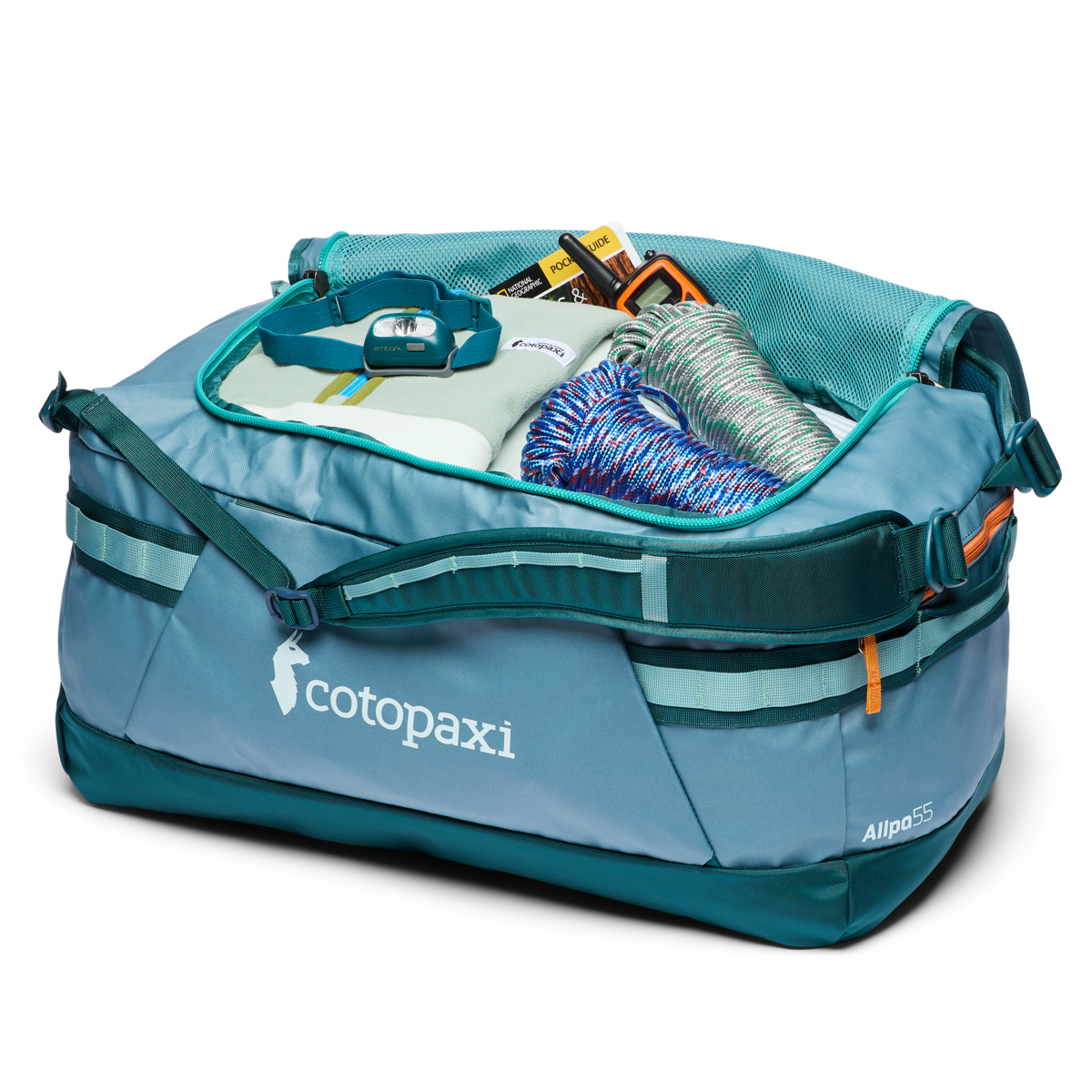Allpa 55L Getaway Duffel, Blue Spruce/Abyss