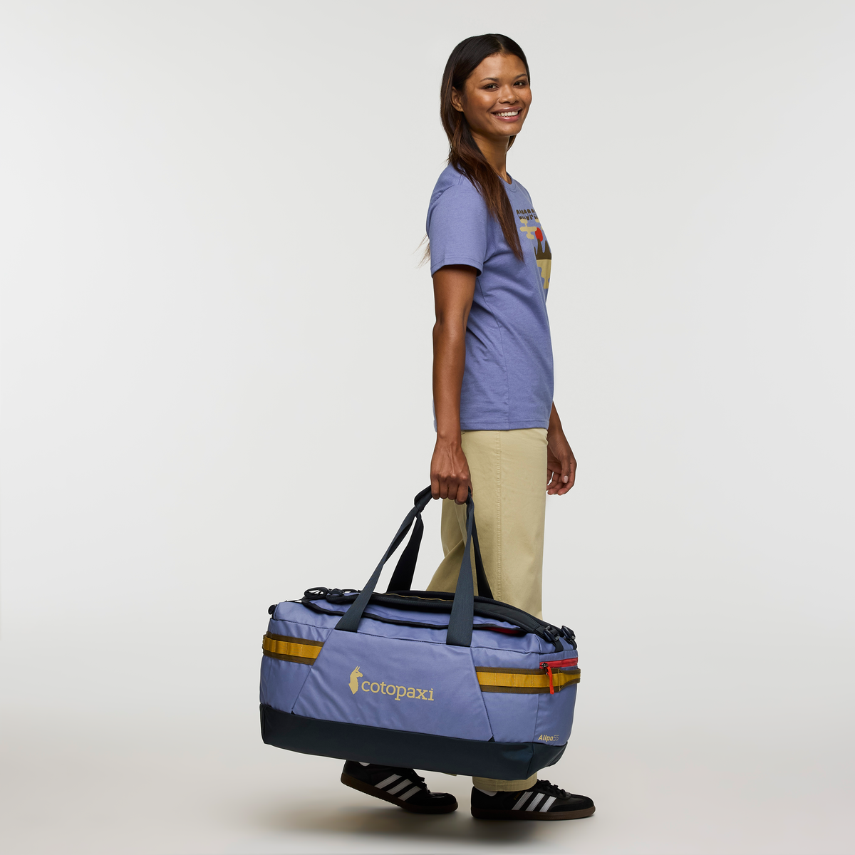 Allpa 55L Getaway Duffel, Blue Smoke/Carbon